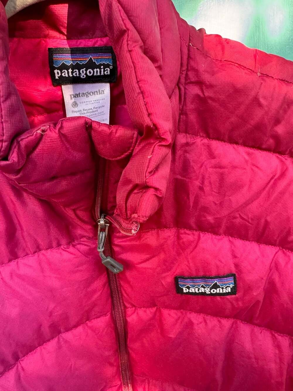Patagonia Down Sweater Jacket Pink Puffer